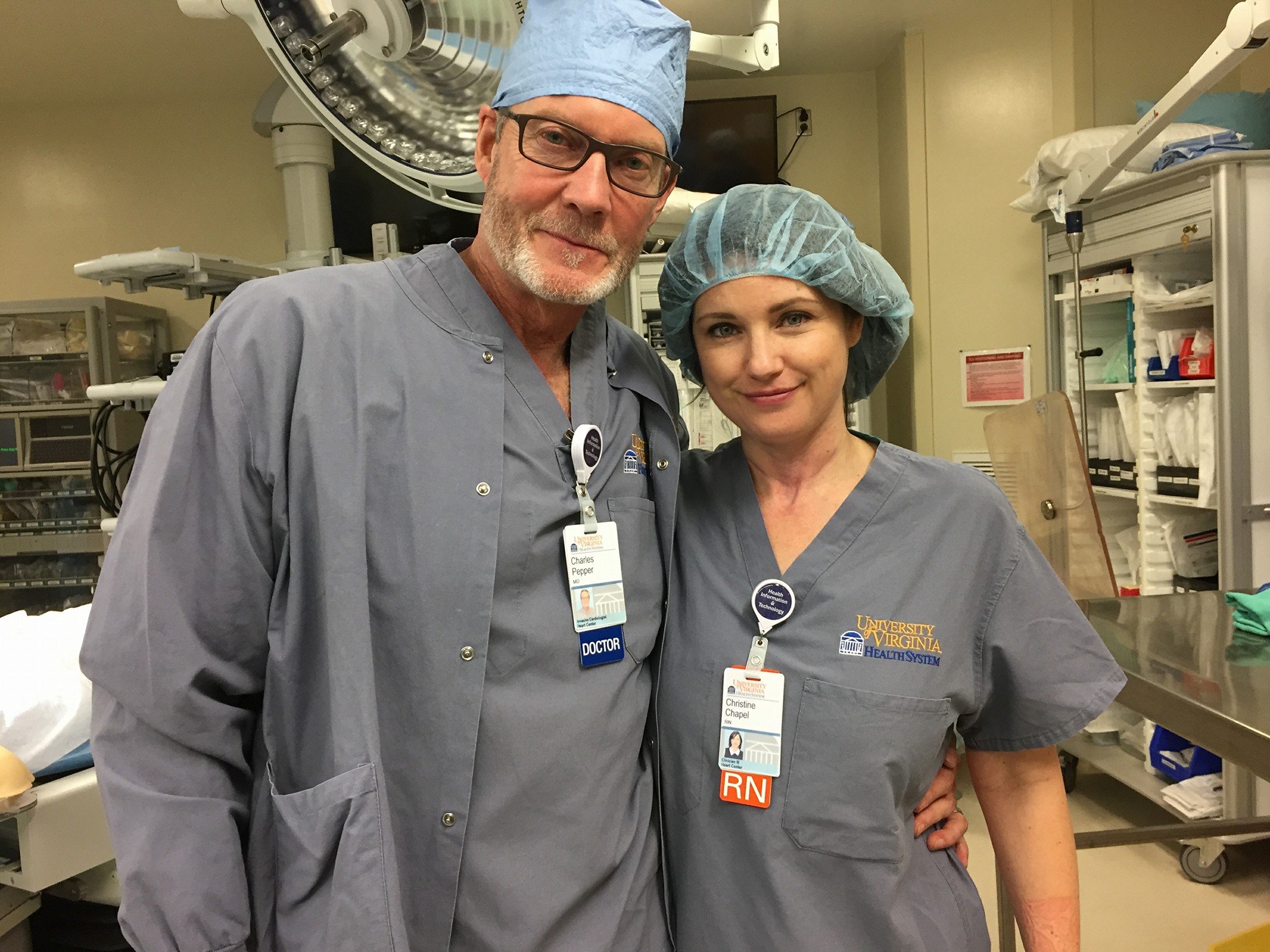 T. Eric Hart in industrial for UVA Health